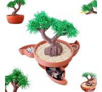 MYDZSWZX Office Supply Bonsai, 3D Printed Bonsai Organizer Tree,with Hidden Storage Drawers, Magnetic Paperclip Holder Leaves, for Home Office Supplies.