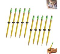 MYDZSWZX Threaded Focus Pencil, Adhd Fidget Pencil,Special Threaded Pencils for Silent Tool Stress Relief Pen with A Sliding Nut That Moves for Office Work.(10pcs)