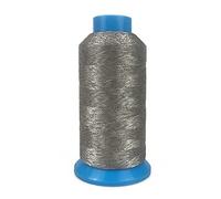 MYENA RF 5G Silver Fiber Antibacterial Sewing Thread,Silver Plated Conductive Thread Conductive/Shielding EMF Anti Radiation Protection Silver Fabric,1