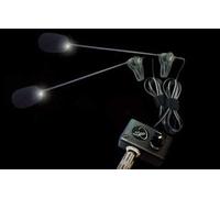 Myers Pickups The Feather-2 Concertina Microphones with 2 Flexible Micro-Gooseneck Mics