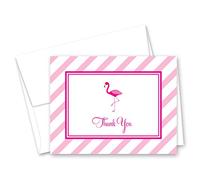 50 Hot Pink Flamingo Thank You Cards