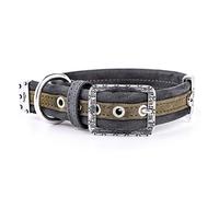 MyFamily Faux Leather Collar Made in Italy Ascot Collection