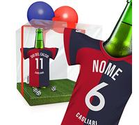myfanshirt men gifts PERSONALISED intended for CAGLIARI CALCIO S.P.A. supporter Gift Box Fan Item Men | Men Boyfriend Birthday Christmas Secret Santa Bottle Cooler UKIT