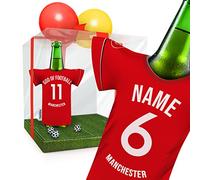 myfanshirt men gifts PERSONALISED intended for MANCHESTER Utd. supporter Gift Box Fan Item Men | Men Boyfriend Birthday Christmas Secret Santa Bottle Cooler UKUK