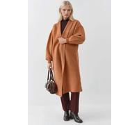 MyFashion Women's Long Fit Knitwear Cardigan in Walnut MyFashion Walnut One Size