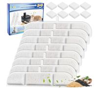 MyfatBOSS 8 + 8 Pieces Cat Fountain Wireless Filter for DownyPaws DPWFP6 Drinking Fountain, Drinking Fountain Filter for 2.5 L Water Fountain for Cats Replacement Filter Cats and Dogs