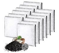 MyfatBOSS Replacement Carbon Filters, Pet Water Filters Fountain Filters Compatible with Catit Mini Flower Fountain, Pack of 12