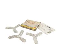 myFibo Boomerang Set - 4 Pieces, Easy to Throw, Color Your Own, Indoor Toy for Boys and Girls