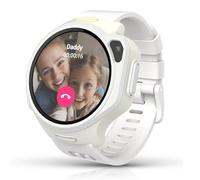 myFirst 4G Kids Smart Watch Fone R2 for EU UK ASIA only, eSIM Technology 5MP Camera Video Voice Call Messaging GPS Tracker for Kids Gift for 5-12 Years Old Boys Girls (Nougat White)