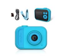 myFirst Camera 10 Compact Digital Camera for Kids Ages 4-9, kids camera 5MP Photo & Video, 32GB Storage, Tripod Screw Adapter, Birthday Gift for Boys and Girls (Blue)