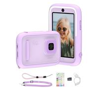 myFirst Camera 50 Kids Digital Camera with AI Creativity, 3.97" Touchscreen, 20MP Photos & 1080P HD Video, AI Music Clips, Vlog Diary, Dual Cameras with Selfie Light, Wi-Fi & Bluetooth, Best Gift