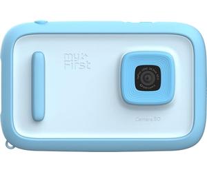 myFirst Camera 50 - New AI Editor Kids' Digital Camera 20MP Photos 1080P Video, Front & Selfie Lens Christmas Birthday Gifts for Boys & Girls Ages 4-15 Portable Travel Camera (Blue)