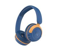 myFirst CareBuds Max Wireless Over-Ear Headphones for Kids with Built-In Mic, Smart Transparency Mode, Touch Controls, 85dB Vol Lmt, Lightweight and Durable for Boys and Girls (Blueberry Pop)