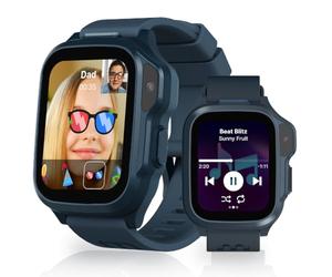 myFirst Fone S4 Kids Smart Watch Phone with GPS Tracker, Video & Voice Call, Messaging, SOS Button, Care Call for Kids Age 5-12, Space Blue (EU & Asia Version)