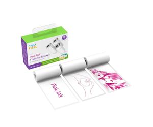myFirst Insta Wi Sticker, White with Pink Ink
