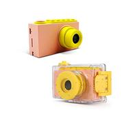 myFirst Kids Camera Mini 8MP HD Camcorder with Free 16GB MicroSD Card Included and MicroSD Support Slot Video Taking Function and Preset Frames (Pink)