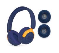 myFirst Kids Headphones Wireless with Mic, 85/94dB Volume, 52H Playtime | CareBuds Max, Bluetooth 6.0, Type-C Wired Mode, Foldable Lightweight for Toddler/Boys/School/Travel/Online Learning
