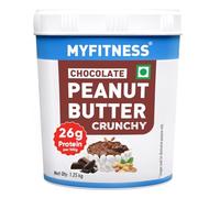 MYFITNESS Peanut Butter Chocolate Crunchy Non-GMO Gluten-Free No Preservative All Natural Ingredient High Protein Made with American Recipe (1250 Gm)
