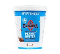 MYFITNESS Peanut Butter Dark Chocolate Smooth Non-GMO Gluten-Free No Preservative All Natural Ingredient High Protein Made with American Recipe (1000 Gm)