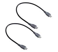 myfole Micro USB Male to Male OTG Cable, 0.5M/1.6FT, USB 2.0 Data Charging Cable for Phone, Tablet, MP3, Controller