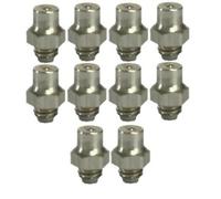 MYFORD ML7 ML10 Super 7 A3. Pack of 10 2BA Oil Nipples Square