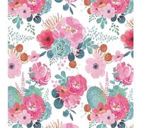 myforHD Self Adhesive Wallpaper Floral Leaves Flowers 44cmX600cm PVC Vinyl Wall Paper Sticker Decoration Modern Furniture Film