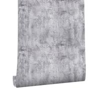 myforHD Self Adhesive Wallpaper Grey Industrial Textured Concrete Effect Contact Paper 40cmX300cm Waterproof Removable PVC Vinyl Film Wall Paper Peel and Stick Decorative Wall Covering