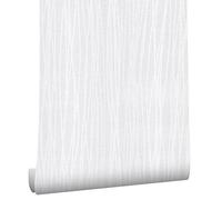 myforHD Self Adhesive Wallpaper White Modern PVC Vinyl Film Furniture Stickers 40cmX300cm Waterproof Removable Wall Paper Peel and Stick Decorative Wall Covering