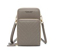myfriday Small Crossbody Cell Phone Purse for Women, Mini Messenger Shoulder Handbag Wallet with 3 Main Pockets & Card Slots
