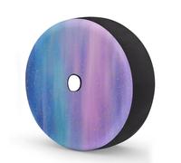 Myfsucce Gold Dot Gradient Spare Wheel Cover with Backup Camera Hole, Polyester Dust Proof Tyre Covers for Car Truck Trailer SUV RV, 17 Inch