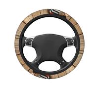 Myfsucce Steering Wheel Covers Polyester Anti-Slip Protector Car Accessories Universal 15 Inch/38cm, Halloween Bat Pumpkin