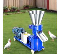 MYFTNP 40-60kg/h Animal Feed Bait Granulator, Electric Animal Feed Pellet Maker with 2.5/3/4/6mm Molds, Adjustable Pellet Length, Improved Animal Nutrition, for Farms and Feed Mills