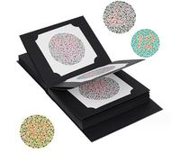 MYFTNP Color Blind Test Chart, Ishihara Test Chart Books with 38 Plate, Hidden Digital Design, Classification Design, for Vision Care Center Hospital Optical Shop