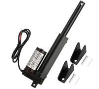 MYFULLY 12V Linear Actuator | 4" Stroke 202lbs/900N Load Heavy Duty Electric Actuator with Mounting Brackets for Solar Tracker, RV, Recliner, TV Lift, Auto Door Opener (4"/100MM Stroke Length)
