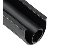 MYFULLY Garage Door Bottom Seal Rubber U-Shaped Weather Stripping Kit Replacement, Weatherproofing Universal Sealing for Doors, Black (1/4 Inch T-End, 20FT Long)