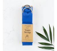 Myga 2-in-1 Yoga Belt Strap Available in 6 Colours: Turquoise, Black, Dusty Pink, Royal Blue, Plum, and Grey - Royal Blue