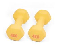 Myga Myga Hex Dumbbells 4KG Yellow