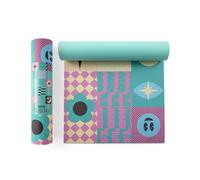 Myga 6mm Printed Yoga Mat - Non-Slip Exercise Mat for Men & Women - Thick & Comfortable for Yoga, Pilates & Meditation - Lightweight & Durable for Home, Gym & Travel - 173cm x 61cm