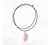 Myga Angel Wing Pendant Necklaces - Singles - Rose Quartz - Rose Quartz