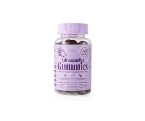 Myga Ashwagandha KSM-66 Gummies - 500mg Ashwagandha Root Supplement with Vitamin D - Supports Resilience & Immune Health - Vegan, Gluten-Free, Natural Ingredients - Raspberry, 60 Gummies