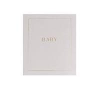 Myga Baby Milestone Journal - Keepsake Memory Book from Pregnancy to 12 Months - Luxury Hardcover 92 Page Diary for Expecting Mums, Dads & Parents - 160gsm Thick Paper, Vegan Suede, Pearl White