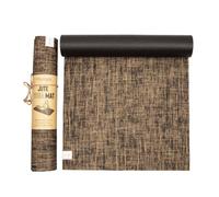 Myga Black Eco-Friendly Jute Yoga Mat For Durable Practice