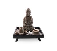 Myga Buddha Burner Set in Brown Myga Brown