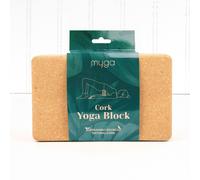 Myga Cork Yoga Block in Brown Myga Brown