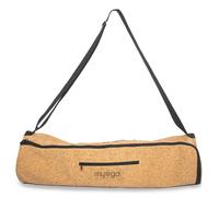 Myga RY1274, Natural Cork Carry Bag for Yoga Mat - Pilates Yoga Mat Bag with Carry Handle Straps - Eco-Friendly Compact Exercise Fitness Long Yoga Bag