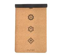 Myga Cork Yoga Mat - Extra Large Exercise Mat with Great Grip for Yoga, Pilates, Stretching and Fitness - Eco-Friendly Natural Cork, ideal for Home & Gym - 205 x 70cm, 6mm Thickness - Chakra