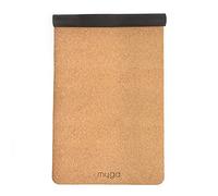 Myga Cork Yoga Mat - Extra Large Exercise Mat with Great Grip for Yoga, Pilates, Stretching and Fitness - Eco-Friendly Natural Cork, ideal for Home & Gym - 205 x 70cm, 6mm Thickness - Plain