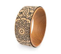 Yoga Wheel - Cork Mandala, Cream