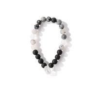 Myga Crystal Bead Bracelet in Black Myga Black