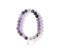Myga Crystal Bead Bracelet in Purple Myga Purple